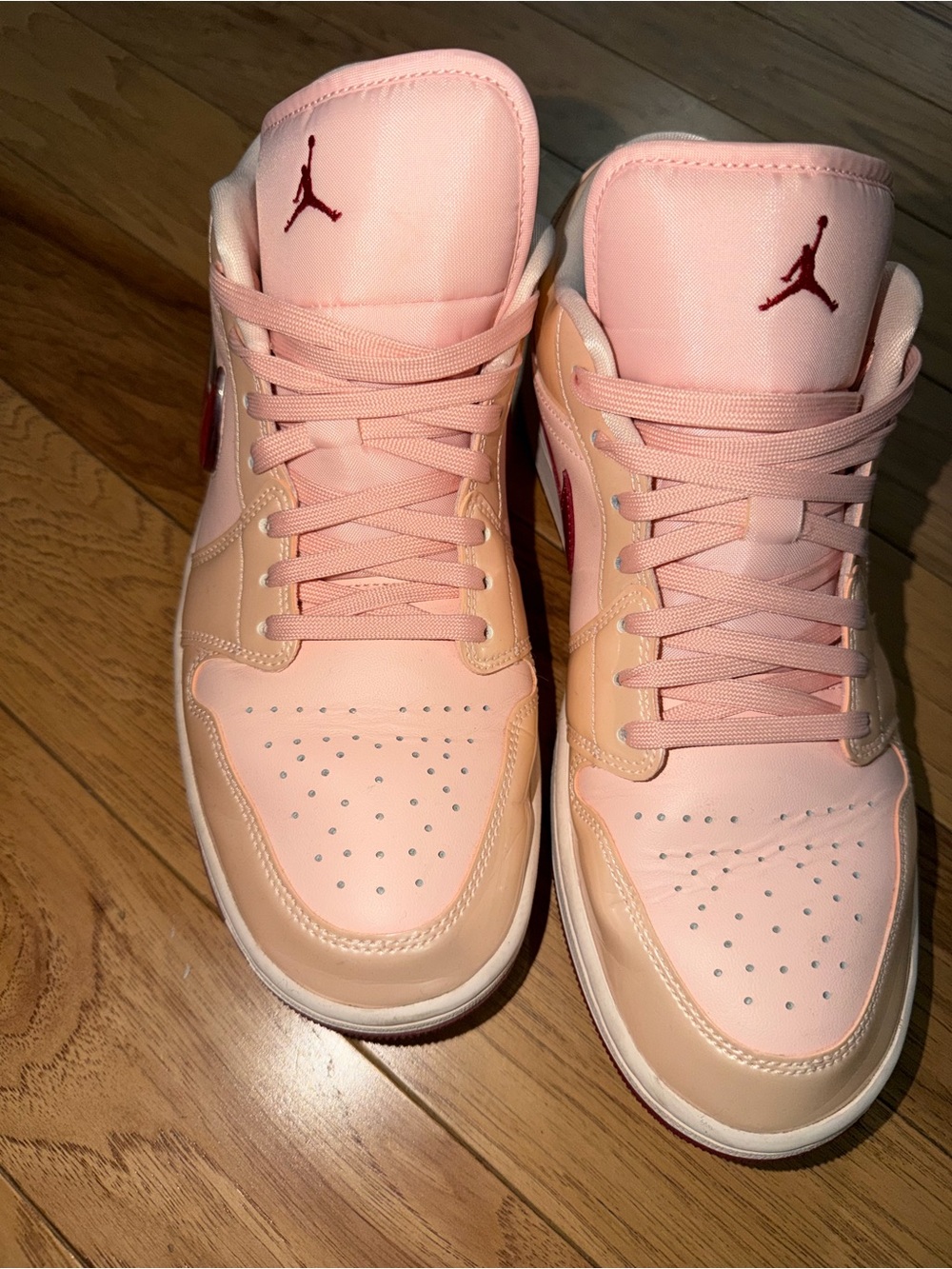 Air Jordan Sneakers in Peach/Pink